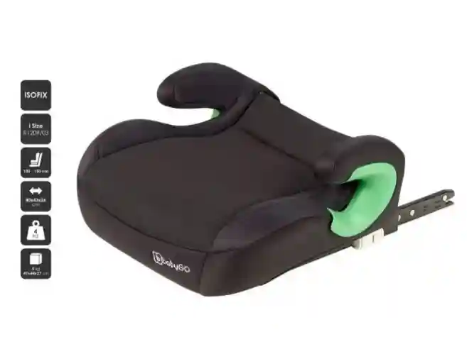 Scaun auto BabyGo booster i-Size Bursa IIII 135-150cm, Black