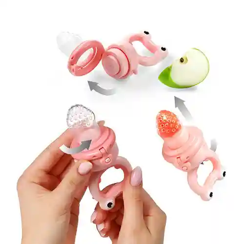 Nibbler Frog cu suzete din silicon Babyono 