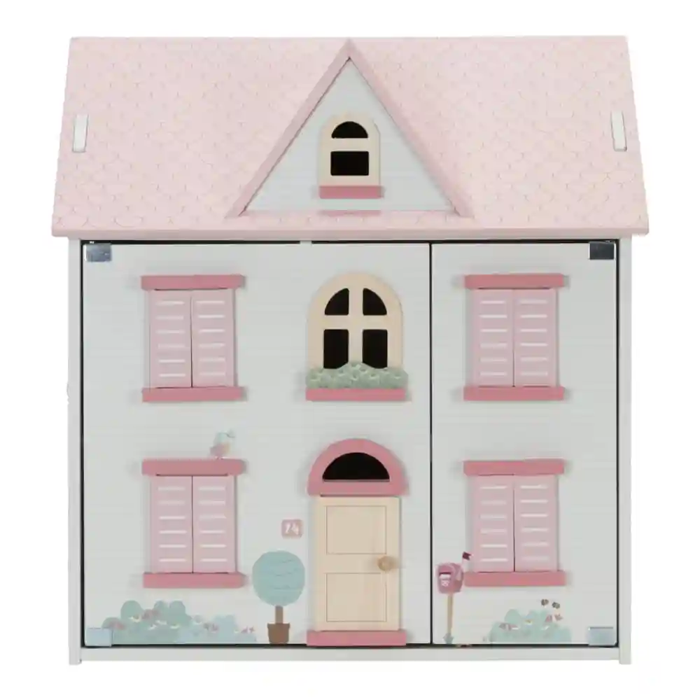 Casuta de papusi cu mobilier din lemn FSC - Little Dutch LD7117
