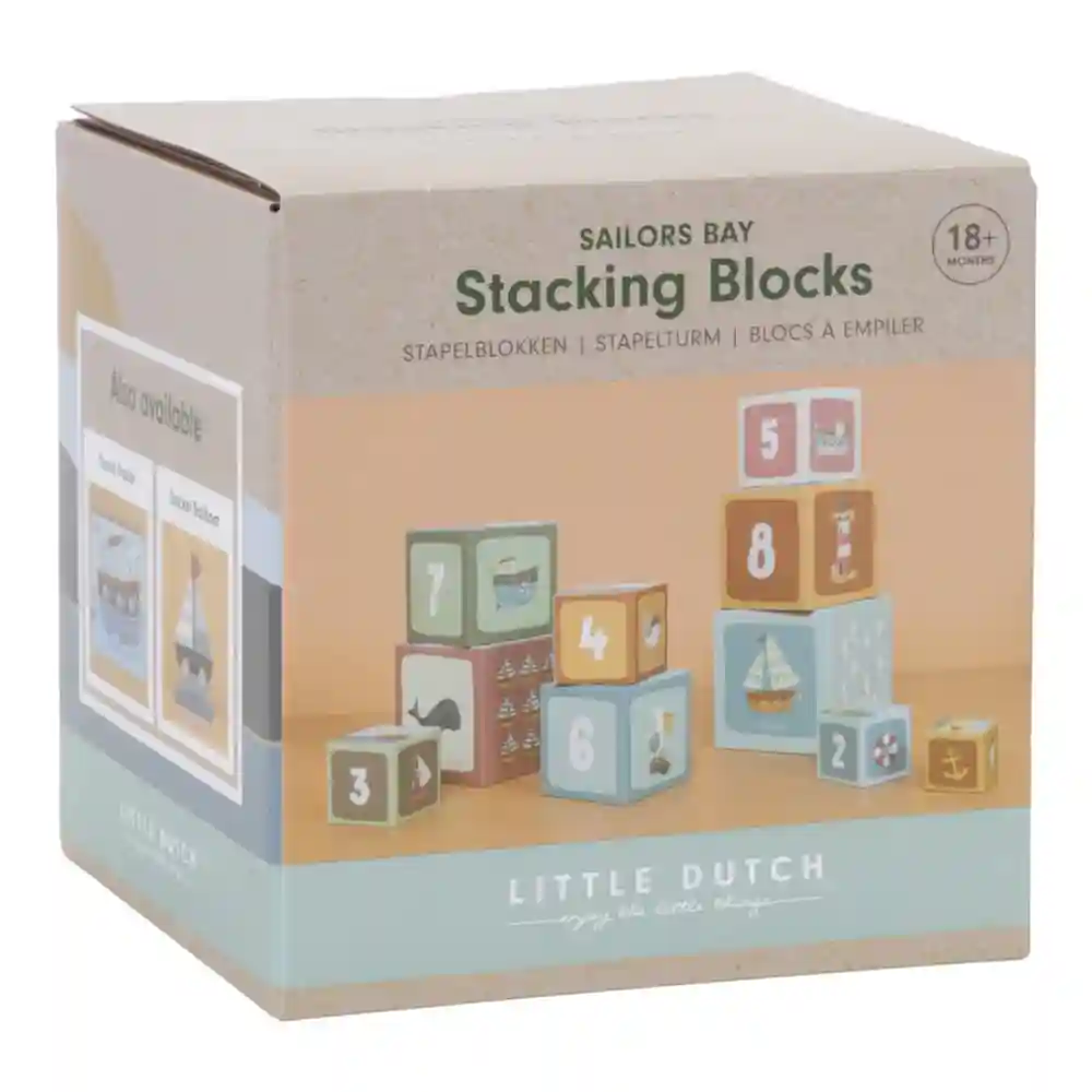 Cutii pentru stivuire din carton FSC - Colectia Sailors Bay - Little Dutch