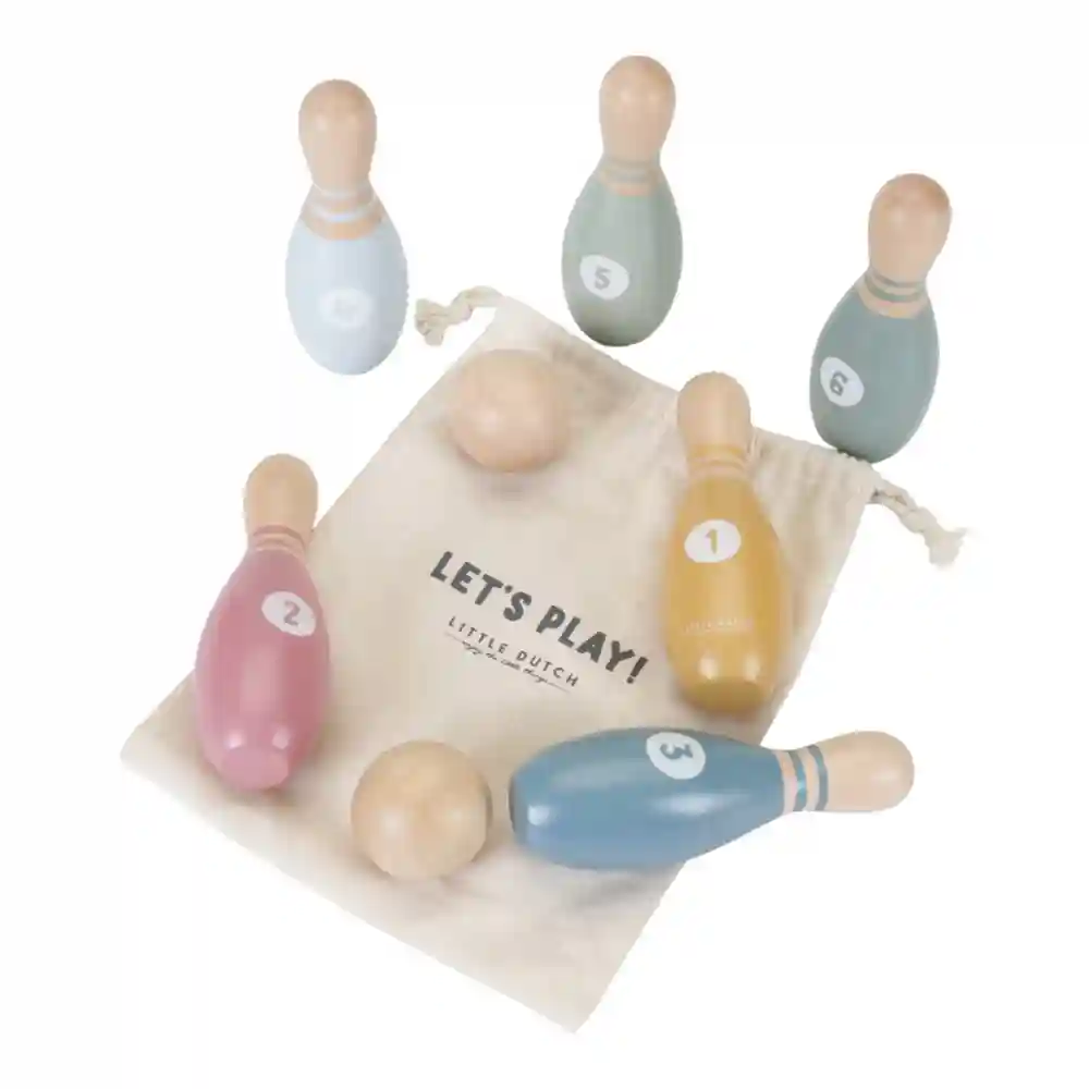Joc de bowling din lemn FSC - Little Dutch 
