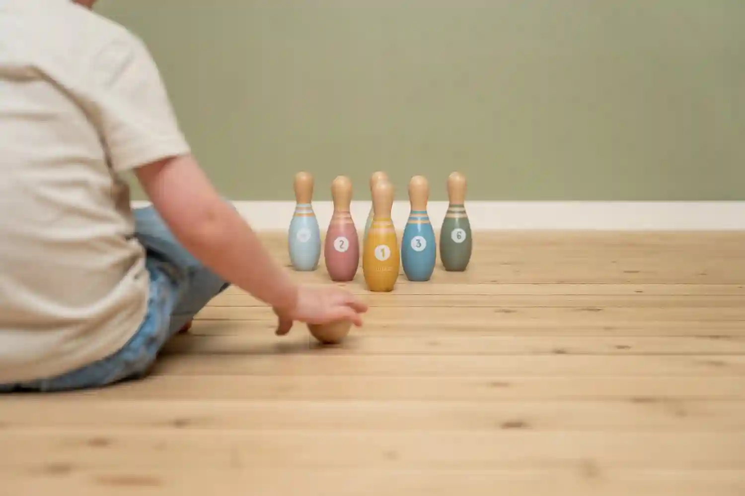 Joc de bowling din lemn FSC - Little Dutch 