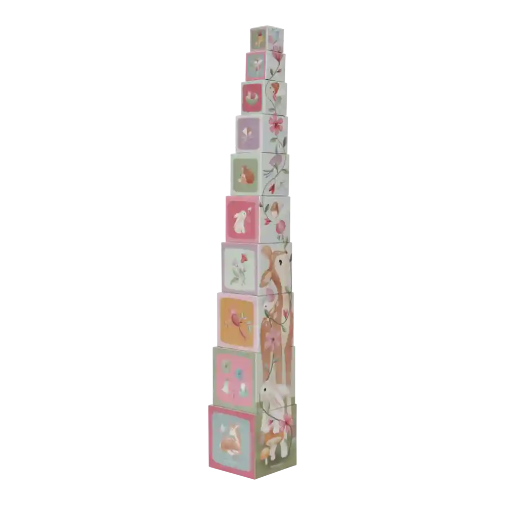 Cutii pentru stivuire din carton FSC - Fairy Garden - Little Dutch 