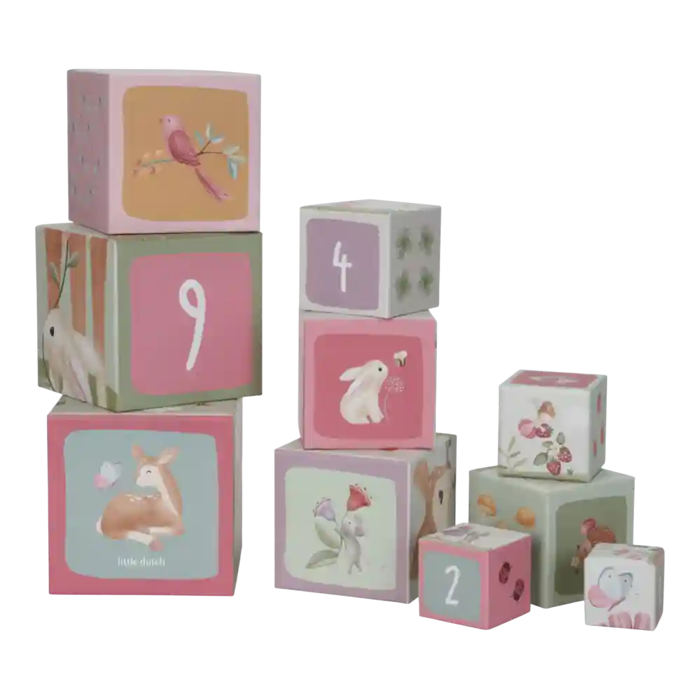 Cutii pentru stivuire din carton FSC - Fairy Garden - Little Dutch 