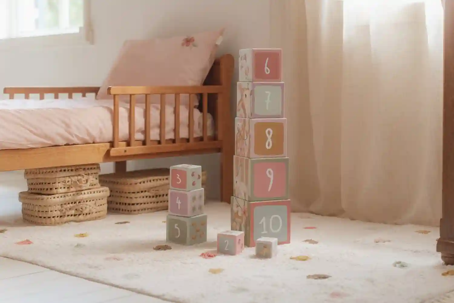 Cutii pentru stivuire din carton FSC - Fairy Garden - Little Dutch 