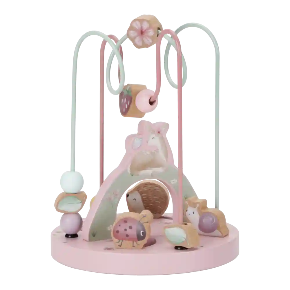 Jucarie din lemn FSC - Spirala cu Activitati Mare - Fairy Garden - Little Dutch 