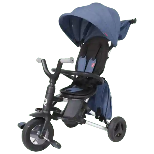 Tricicleta copii Qplay Nova+ Rubber Blue