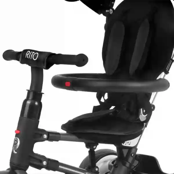 Tricicleta copii Qplay Rito Rubber Black