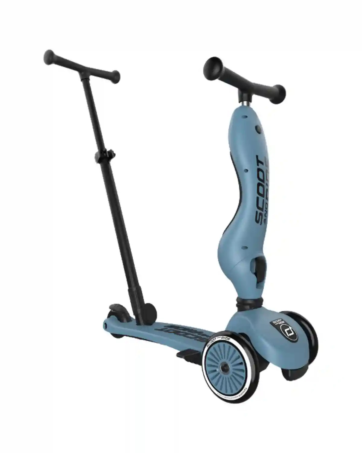 Trotineta cu maner Push and Go Highway Kick 1 Steel Scoot&Ride