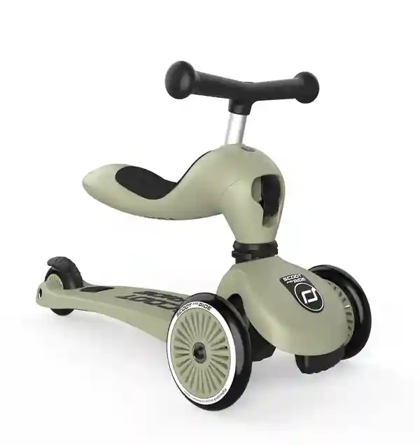 Trotineta 2 in 1 Highway Kick 1 Olive 00001 Scoot&Ride
