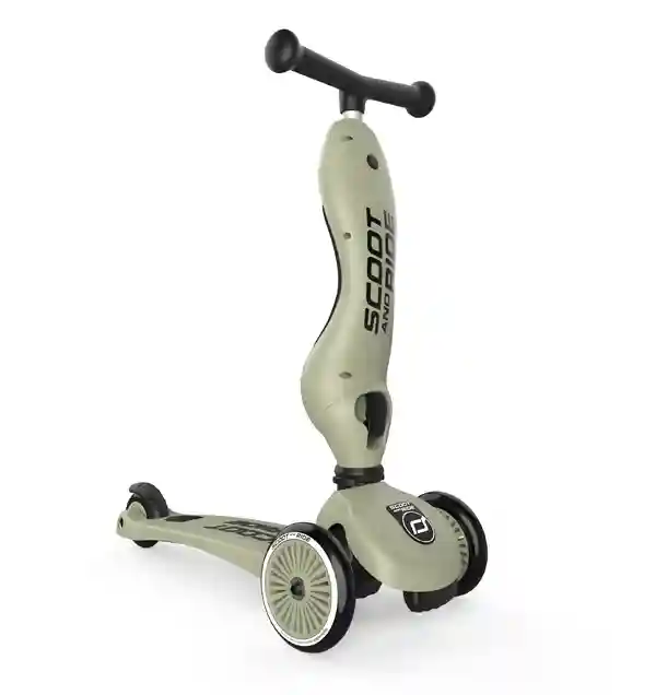 Trotineta 2 in 1 Highway Kick 1 Olive 00001 Scoot&Ride