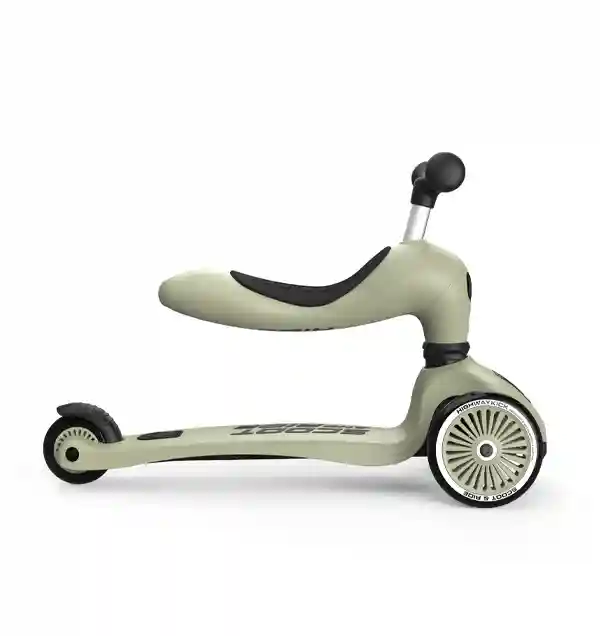 Trotineta 2 in 1 Highway Kick 1 Olive 00001 Scoot&Ride