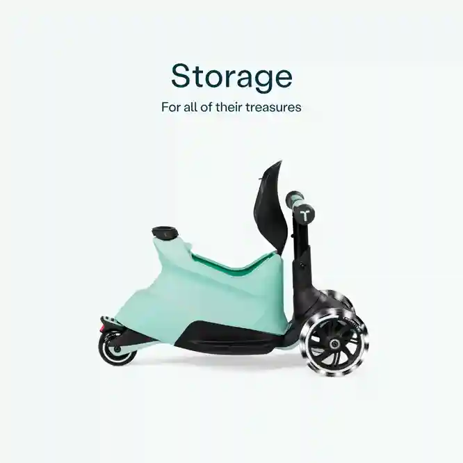 Trotinetă 1-12 ani, SmarTrike Xtend Scooter Ride-on, soft green
