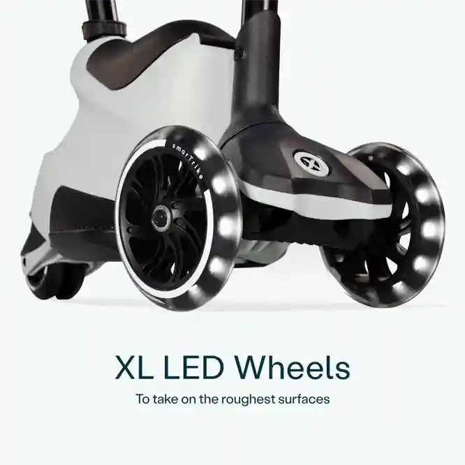 Trotinetă 1-12 ani, SmarTrike Xtend Scooter Ride-on, cool grey