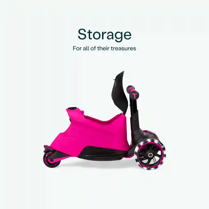 Trotinetă 1-12 ani, SmarTrike Xtend Scooter Ride-on, pink