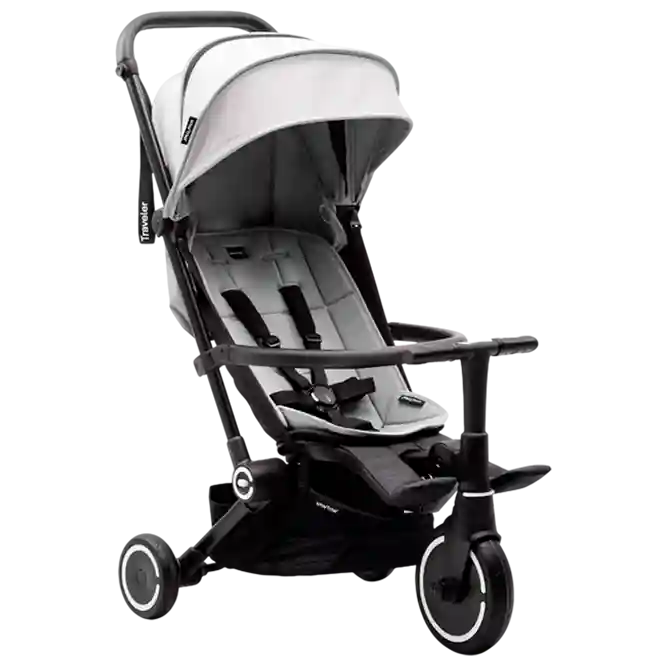 Tricicletă multifuncțională SmarTrike Xtend Traveler, 4in1, Off White