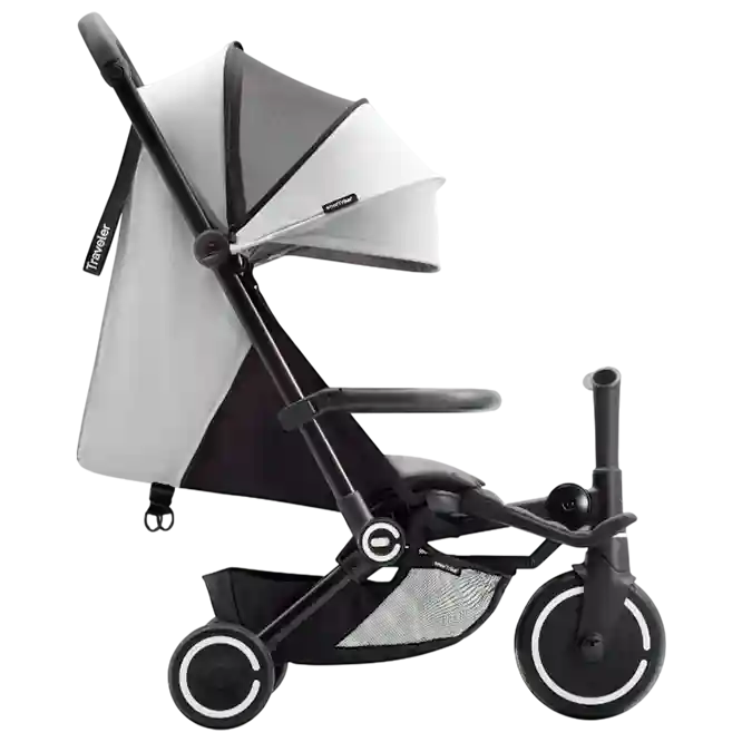Tricicletă multifuncțională SmarTrike Xtend Traveler, 4in1, Off White