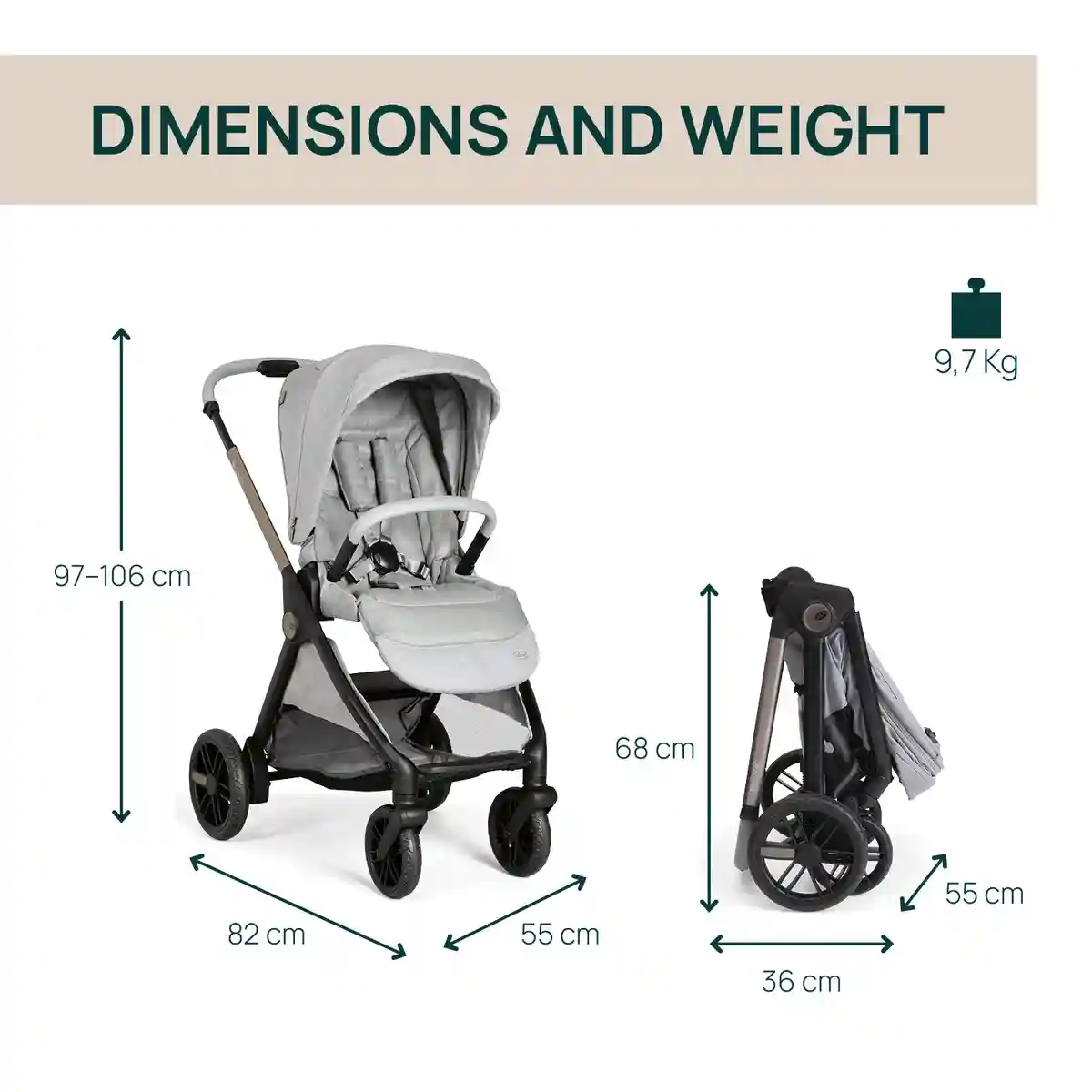 Carucior Chicco Bellagio, Lunar Rock