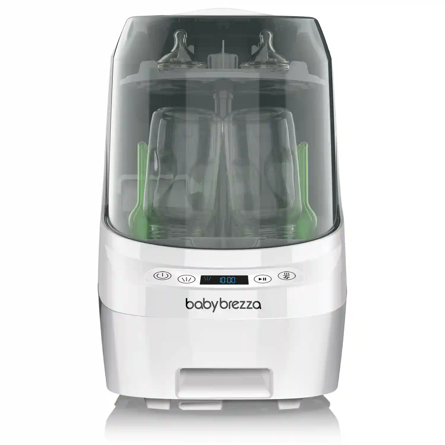 Dispozitiv pentru spalat, sterilizat si uscat biberoane Babybrezza Bottle Washer Pro All White