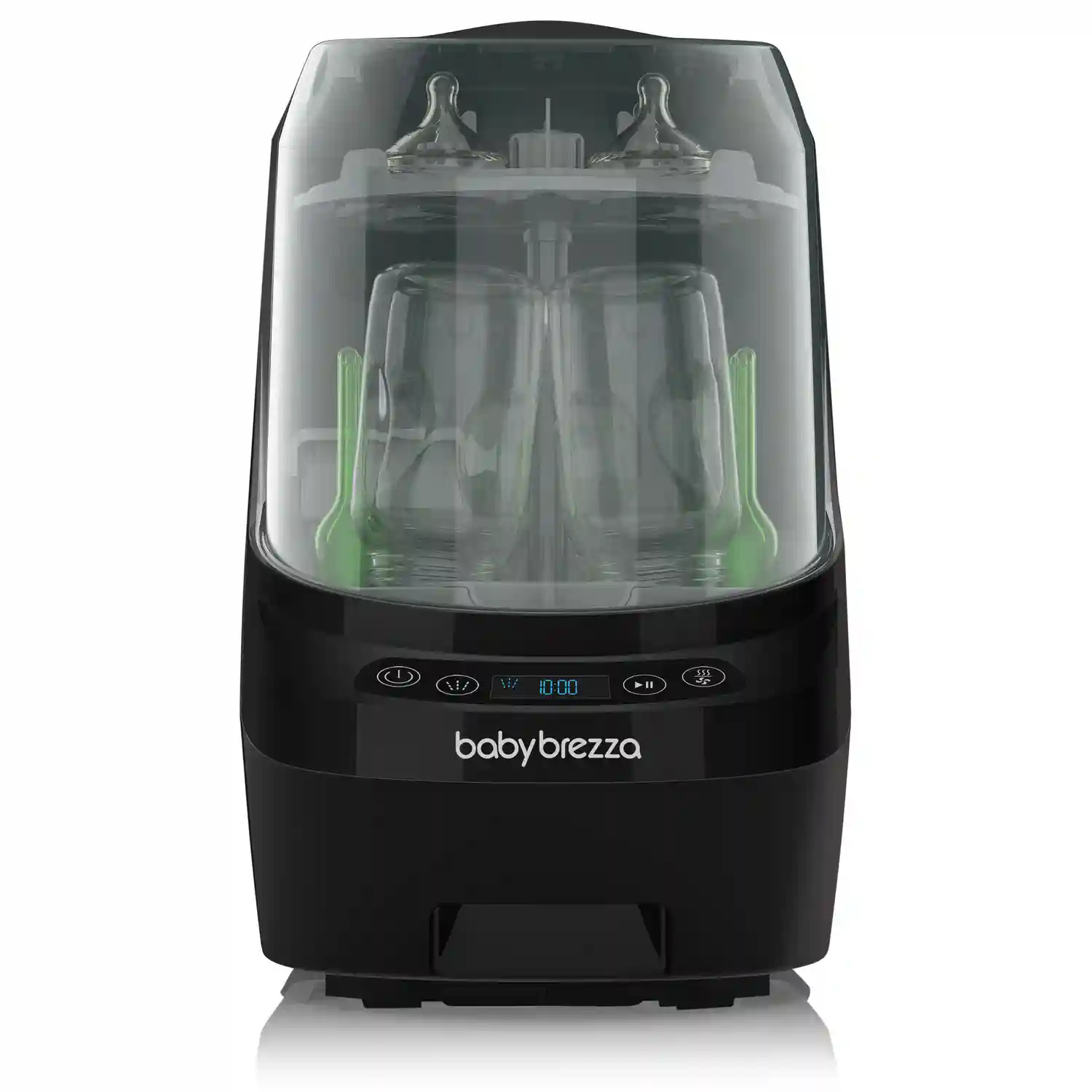 Dispozitiv pentru spalat, sterilizat si uscat biberoane Babybrezza Bottle Washer Pro All Black