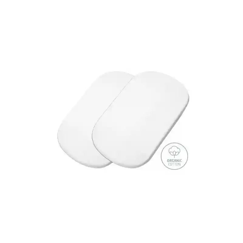 Cearceaf pentru saltea patut Co-Sleeper Maxi-Cosi Iora Air white, 2 buc.