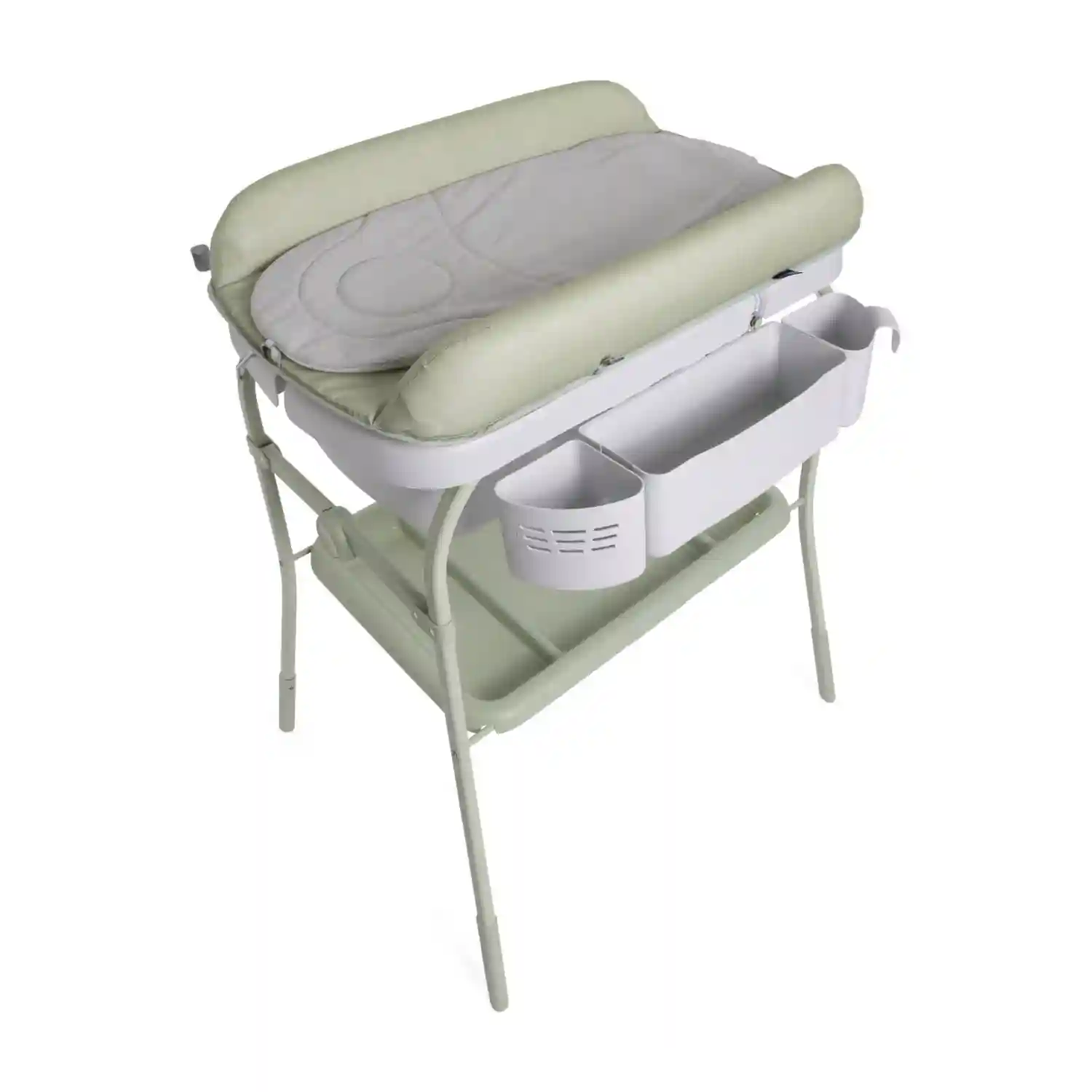 Cadita cu masa de infasat Chicco Cuddle&Bubble Oasis