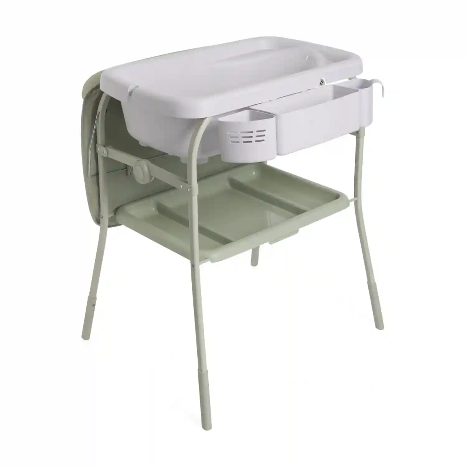 Cadita cu masa de infasat Chicco Cuddle&Bubble Oasis