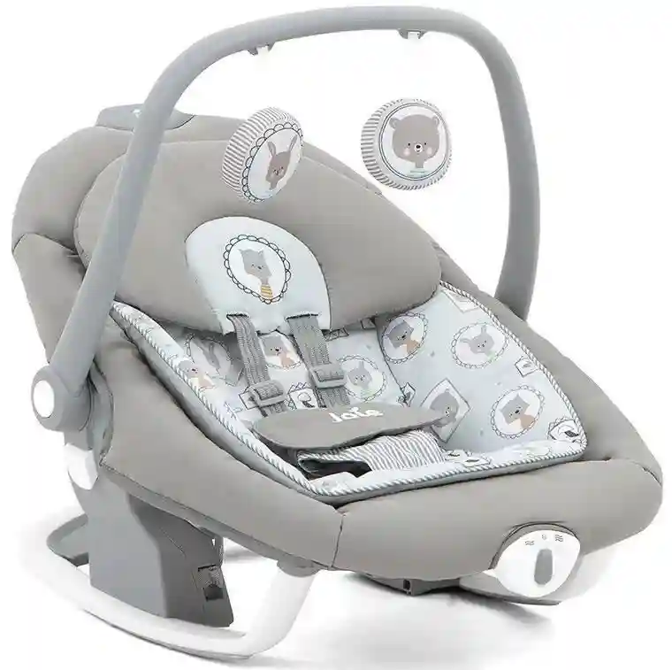 Leagan si balansoar rotativ Joie Serina 2 in 1 Portrait, cu conectare la priza