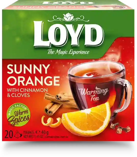 LOYD Warming Tea Sunny Orange with Cinnamon & Cloves, 20 пак