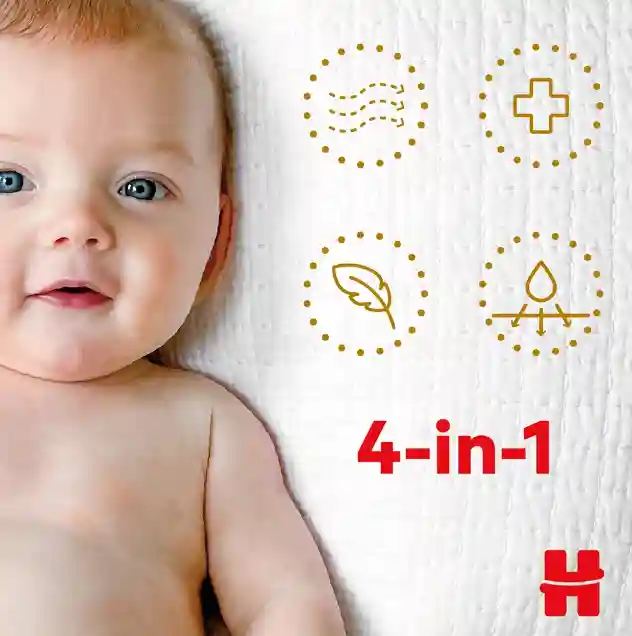 Подгузники Huggies Extra Care Mega  4  (8-16 кг), 60 шт