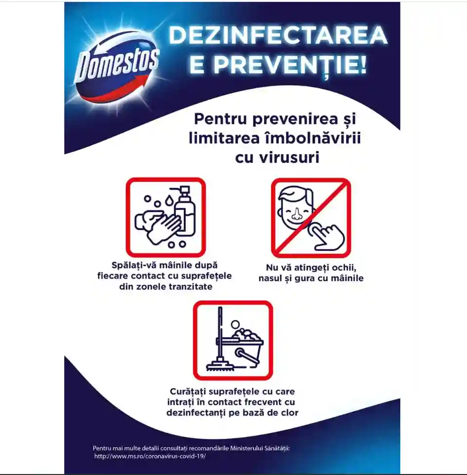 Dezinfectant înălbitor anticalcar Domestos Total Hygiene WC Gel Lime Fresh, 700 ml