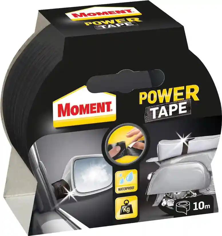 Moment Power Tape, черный, 50мм x 10м