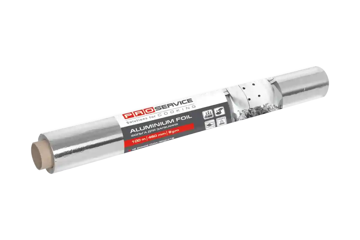 Folie de aluminiu PROservice, 0.45x100 m