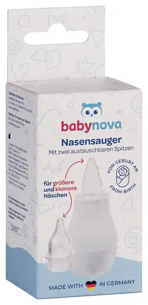 ”Baby-Nova” Aspirator nazal pentru bebeluși, 1 buc (33308)
