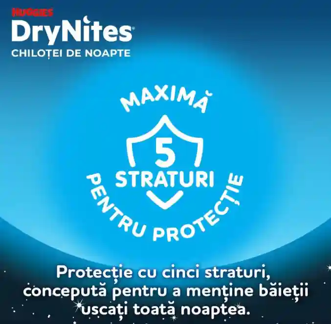 Трусики Huggies DryNites для мальчиков,  4-7 лет, 17-30 kg, 10 шт.