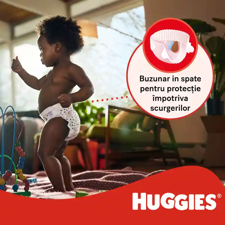 Подгузники Huggies Little Movers Jumbo 4 (7-18 кг) унисекс, 50 шт.