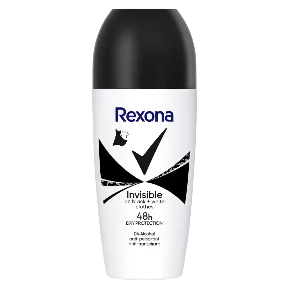 Antiperspirant Rexona Stick Invisible Black&White 50ml