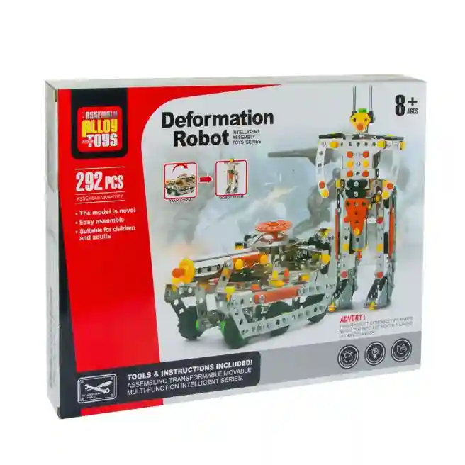 Constructor metalic "Deformation Robot" 292 elemente, cod.108612