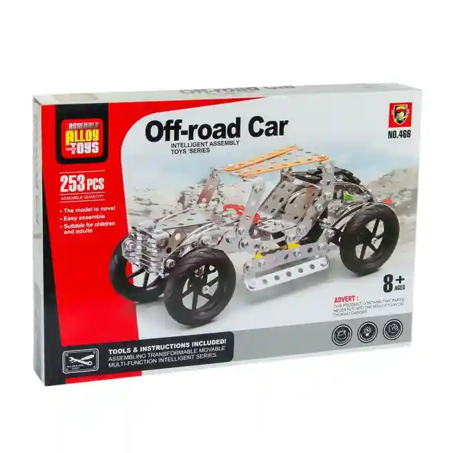 Constructor metalic "Off-road Car" 253 elemente, cod.108613