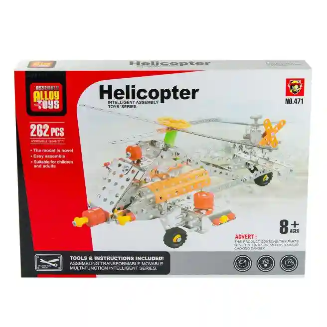 Constructor metalic "Helicopter" 262 elemente, cod.108624