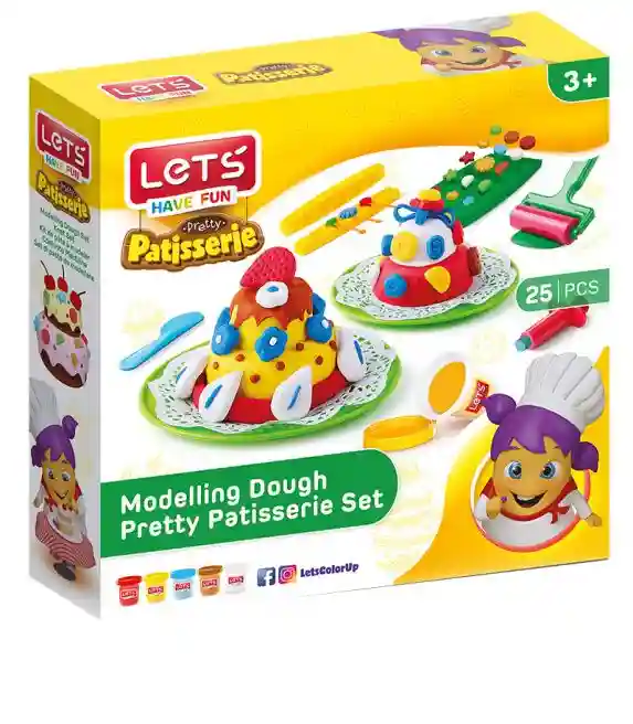 LT Набор массы для лепки "Pretty Patisserie", 20 форм, 5 * 75 гр., код 40628