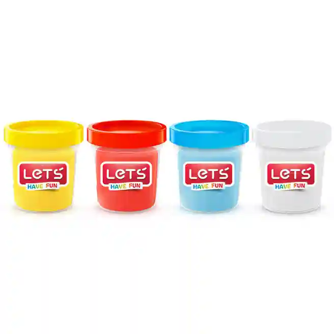 LT Набор массы для лепки "4 Colors", 4 * 150 гр., код 40672