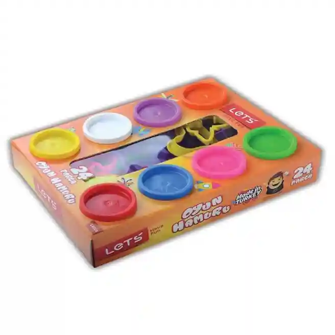 LT Набор массы для лепки "8 Colors", 15 форм, 8 * 75 гр., код 40645