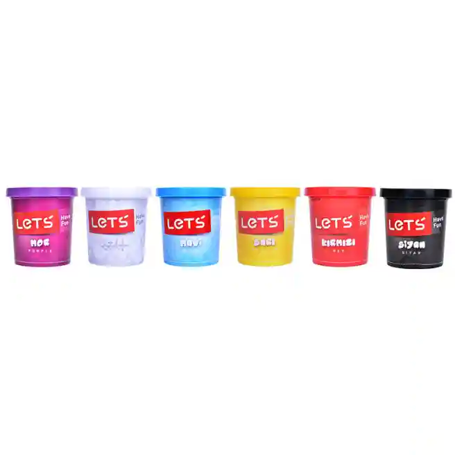 LT Набор массы для лепки "6 Colors", 6 * 150 гр., код 40673