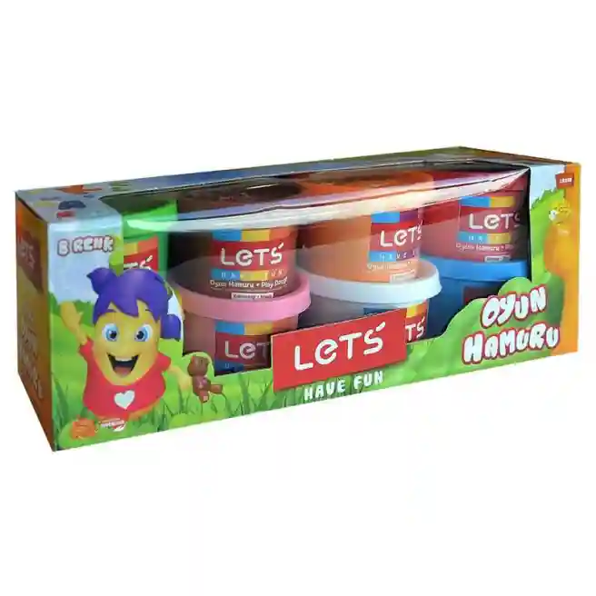 LT Набор массы для лепки "8 Colors", 8 * 100 гр., код 40677