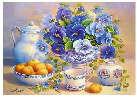 TF Пазлы "1000" - "Blue bouquet / DDFA", код 41607