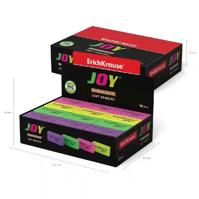 Radieră Erich Krause, seria "JOY" (per bucată)