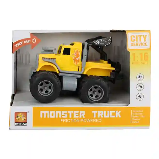 WY Машина инерционная 1:16 "Mini Monster Truck", код 36226