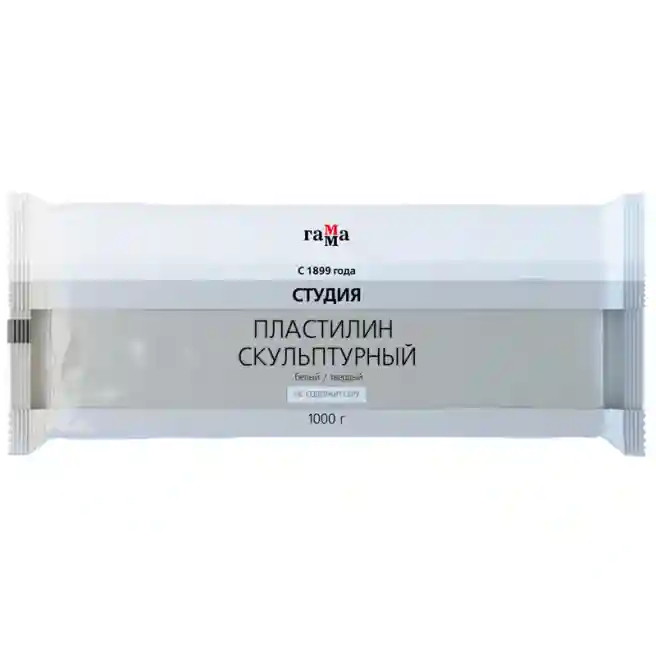 Plastilină pentru sculptură ALB T 1kg