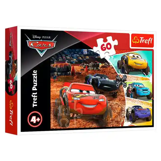 TF Пазлы "60-"Lightning McQueen with friends / Disney Cars 3", код 42180